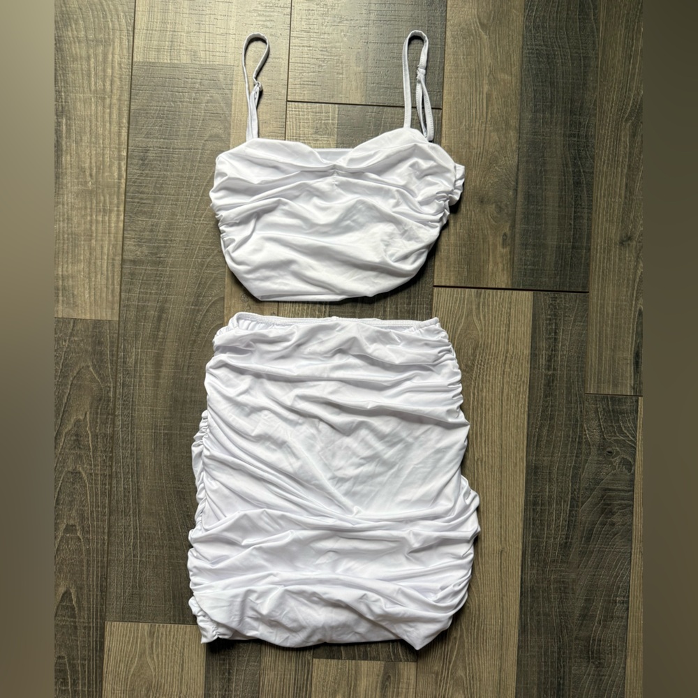 Amazon Women's White Two-Piece Set